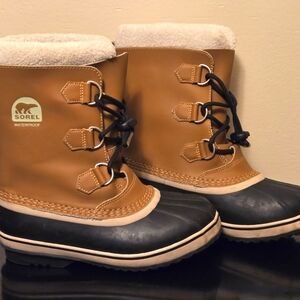 SOREL Women's Winter Carnival Camel Brown Snow Boots Size US 4